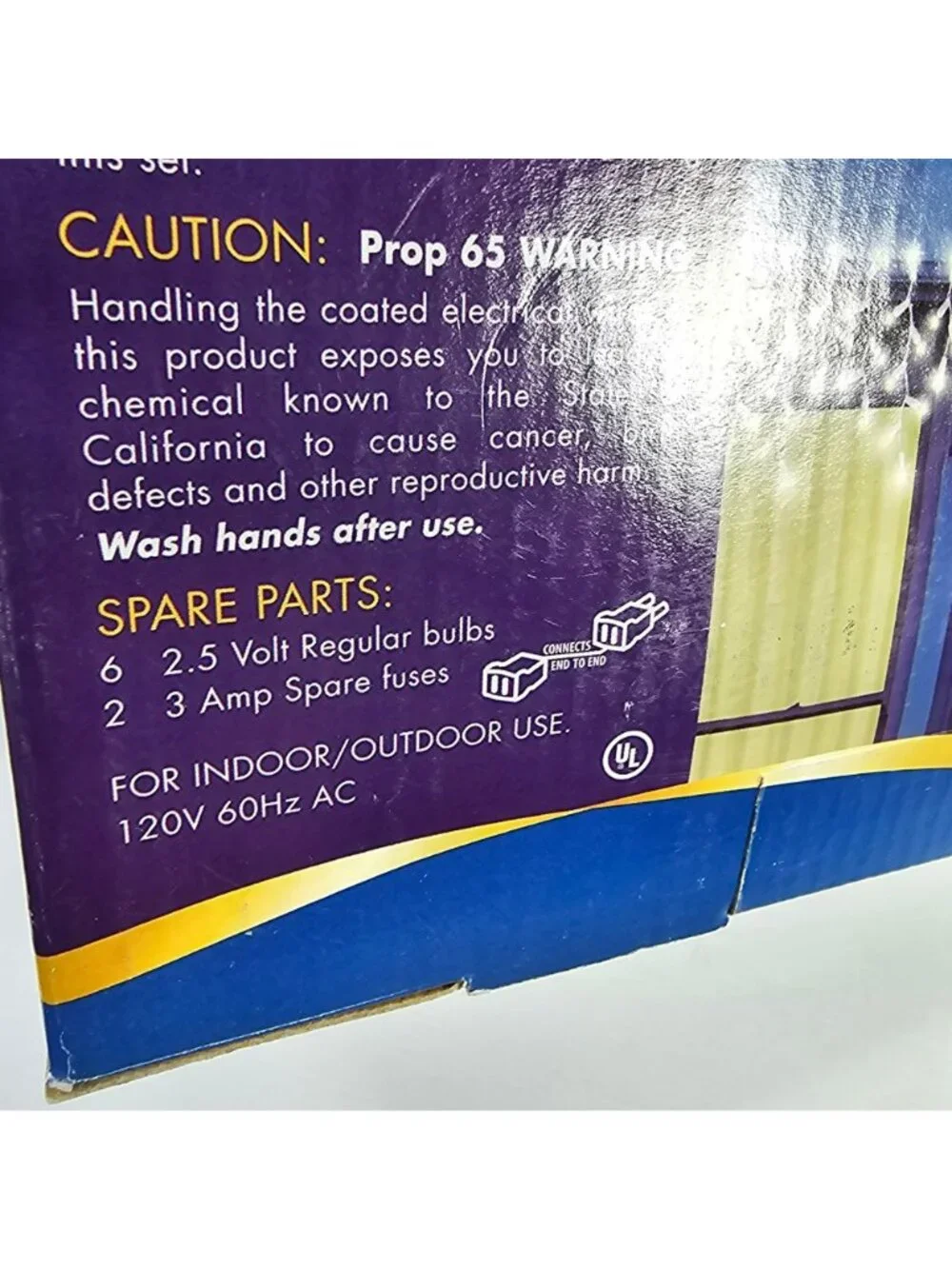 300ct Clear Light w/ White Wire Icicle Light Set 18ft Indoor/Outdoor Use NEW